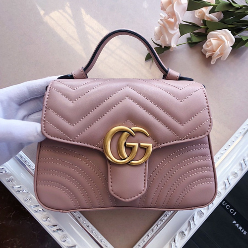 Gucci bag Gucci 2019 Early Spring Series GG Marmont series mini handbag 547260  leather-c82143c1